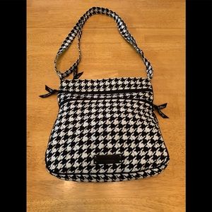 Vera Bradley Black and White Crossbody Bag
